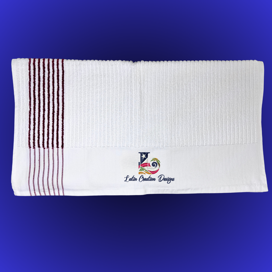 Golf/Gym Embroidered Color Stripped Towels