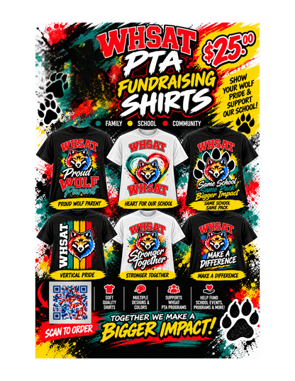 WHSAT PTA T-Shirts - PREORDER