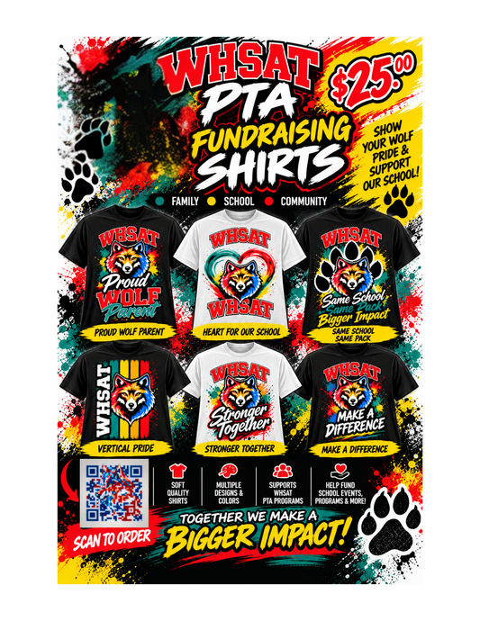 WHSAT PTA T-Shirts - PREORDER