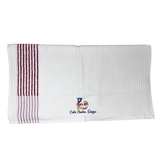 Golf/Gym Embroidered Color Stripped Towels